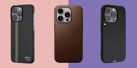 a composite image of some of the best iphone cases