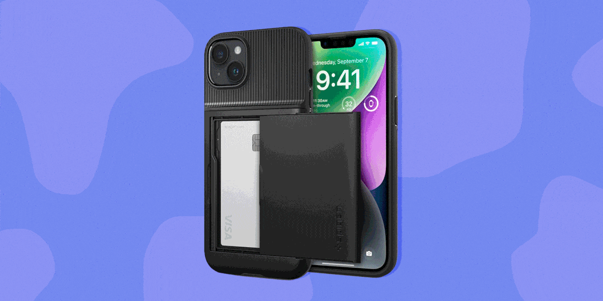 spigen slim armor cs designed for iphone 14 case, element case black ops for iphone 14, smartish wallet slayer vol 1 case for iphone 14