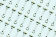 pattern made of jade rollers for face