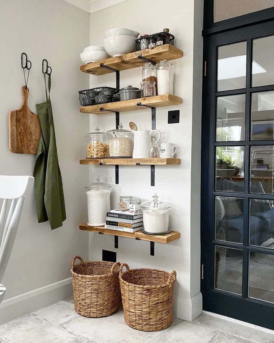 Open Shelves in Kitchen-How to create & Decorate Open Shelving