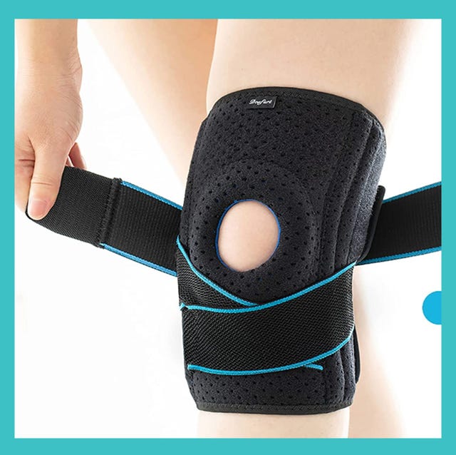 A) Group A: a patella-stabilizing, motion-restricting knee brace. The