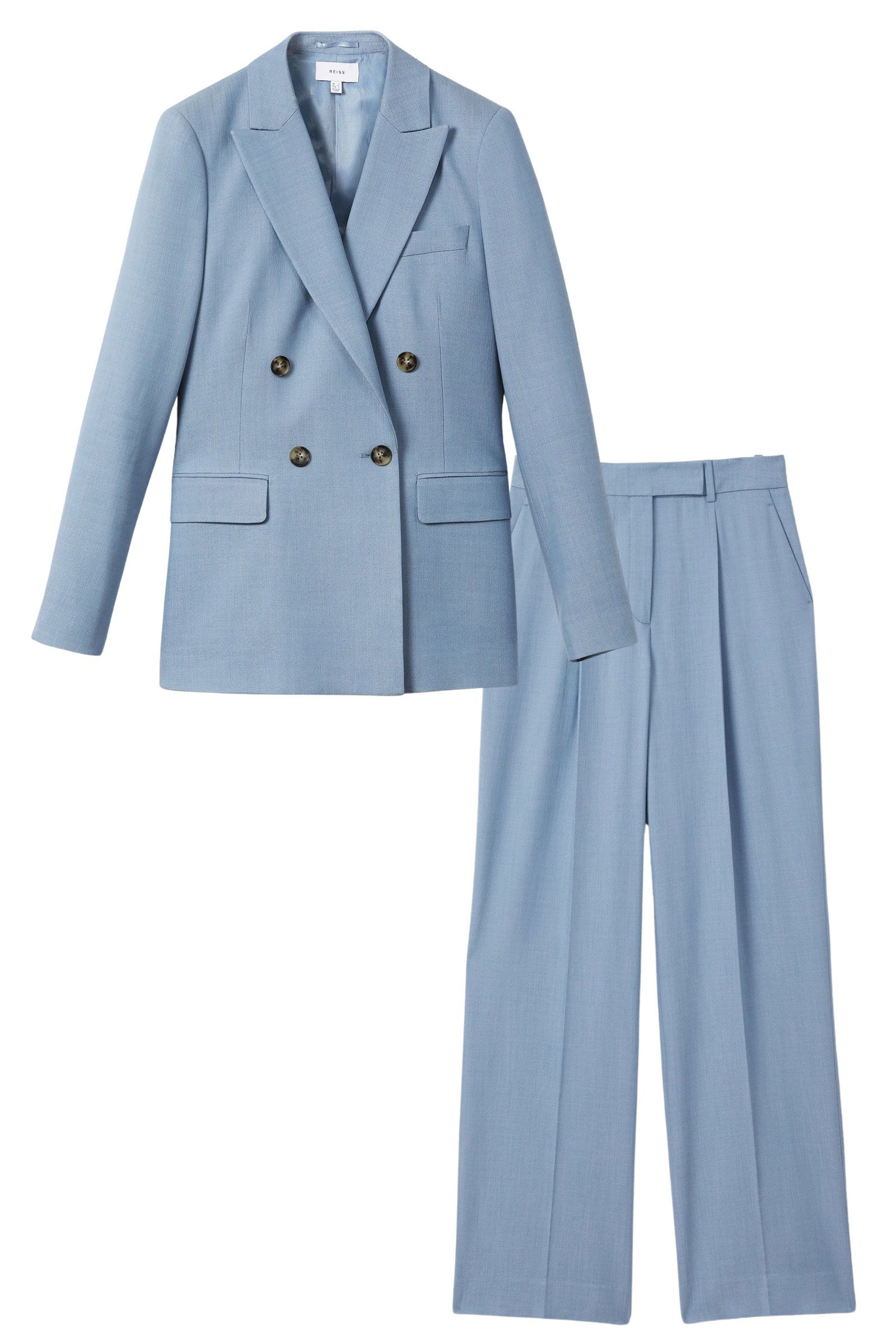 NEXT TAILORING BLUE Workwear Ladies Trouser Suit Size 12 Petite/Long New  £50.50 - PicClick UK