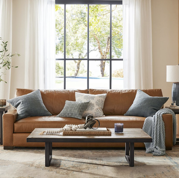 best leather sofas pottery barn