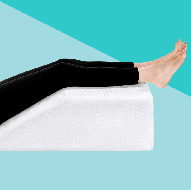 Restorology Leg Elevation Pillow for Sleeping - Supportive Bed Wedge Pillow  for Circulation, Swelling, Foot & Knee Discomfort