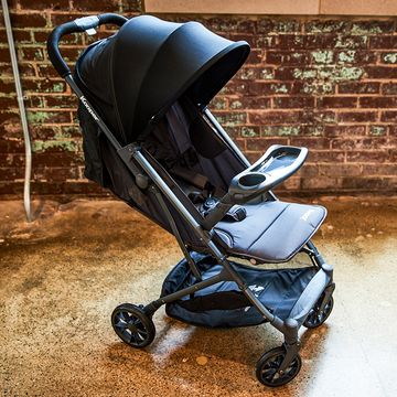 a couple of umbrell strollers