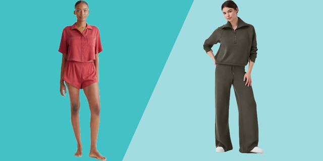 Women's High-Rise Wide Leg Sweatpants - Universal Thread™ Red XL