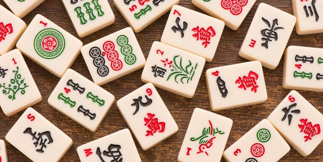 2023 Novo Mini Conjunto de Mahjong de Viagem com Majiang Jogo de