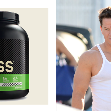 optimum nutrition serious mass gainer and mark wahlberg