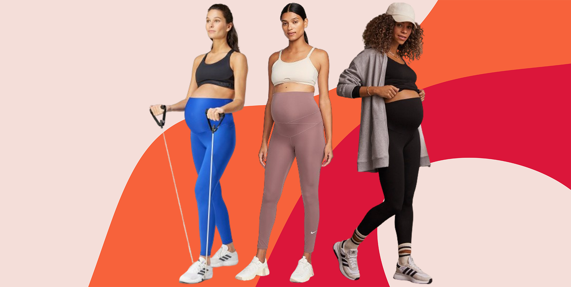 JNGSA Women's Maternity's Workout Leggings Over The Belly Pregnancy Yoga  Pants Soft Activewear Work Pants Gray M - Walmart.com