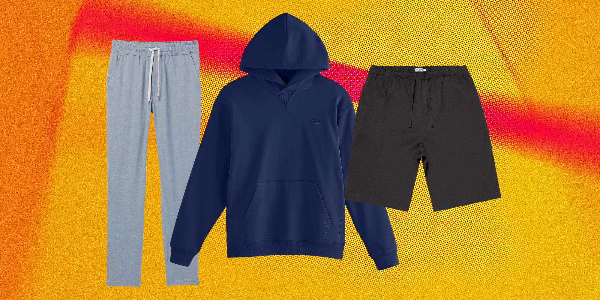 Men's Fashion Short Sets Athletic Full-Zip Hooded Running