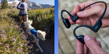 trail runner™ running belt, shokz openrun pro 2 headphones