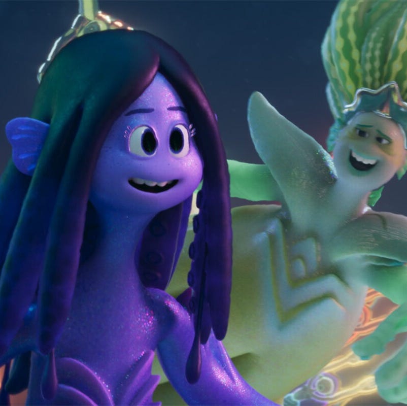 Ruby Gillman talks to her grandmother, the Warrior Queen, in a scene from Ruby Gillman, Teenage Kraken, a Good Housekeeping pick for best kids movies 2023 ruby gillman talks to her grandmother, the warrior queen, in a scene from ruby gillman, teenage kraken, a good housekeeping pick for best kids movies 2023