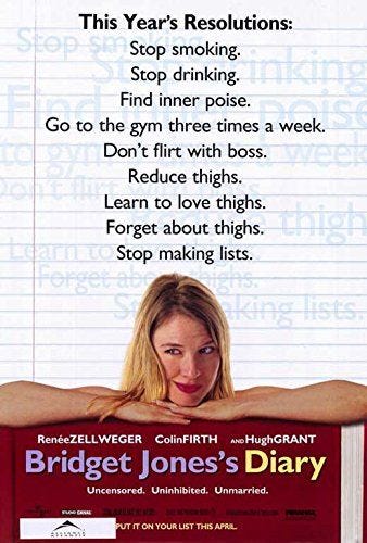 new year's eve movie bridget jones's diary