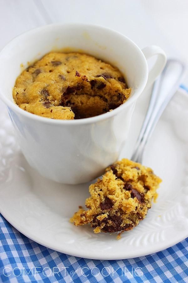 Cinnamon Roll Microwave Mug Cake Recipe - Kim's Cravings