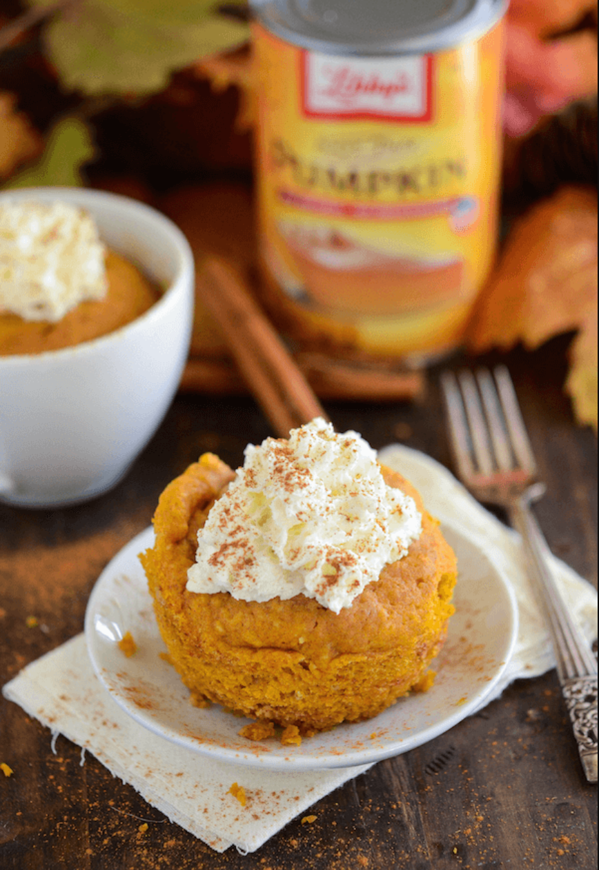 Pumpkin Mug Cake (Vegan) - Jessica in the Kitchen