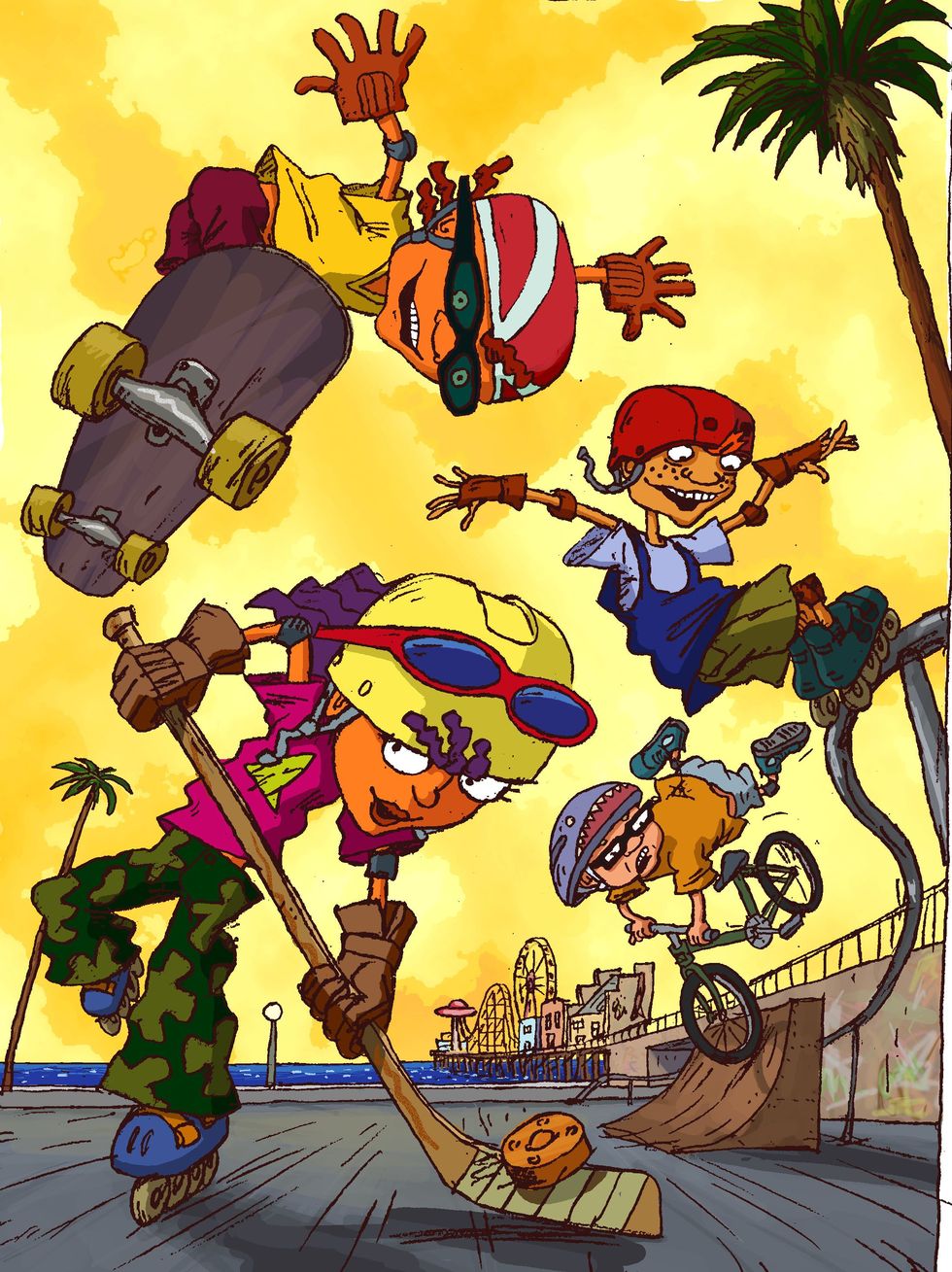 Best Nickelodeon Cartoons Rocket Power
