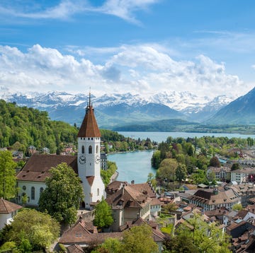 The historic city of Thun, in Bern Switzerland the historic city of thun, in the canton of bern in switzerland