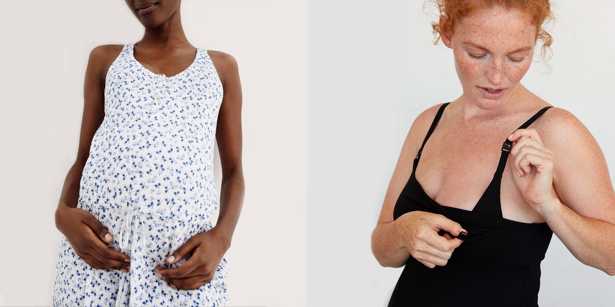 Mini Summer Capsule Wardrobe Breastfeeding Friendly Collage