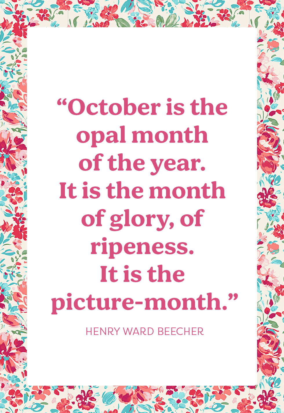 october month