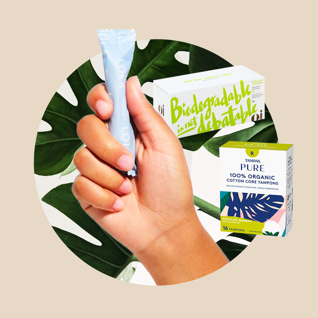 Pure Cotton Regular and Super Absorbency Unscented Organic Cotton Tampons  with Plastic Applicator