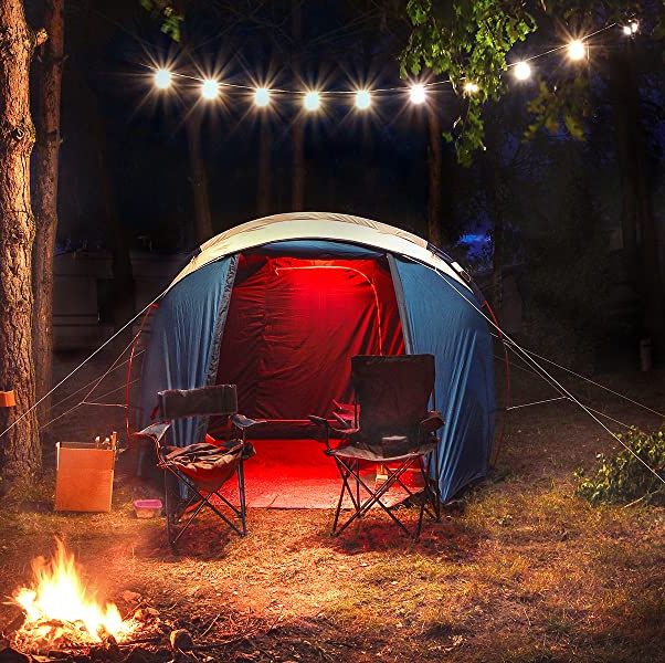 Outdoor Camping Lights String, Solar String Lights Tent