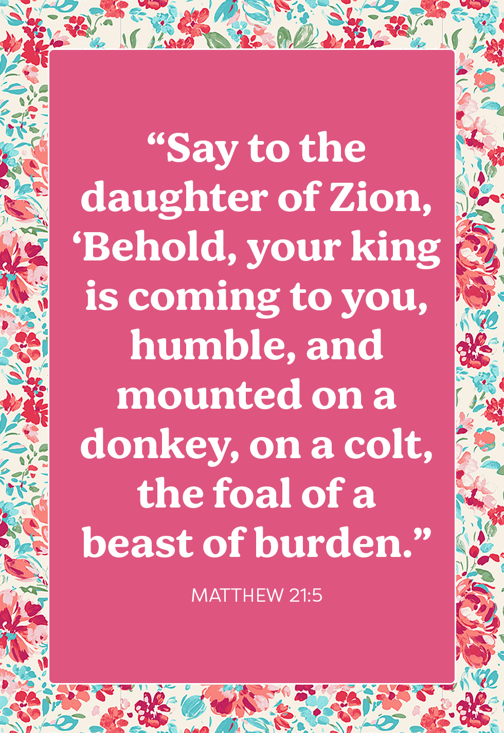 30 palm sunday scripture verses ahead of holy week