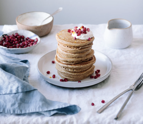 best pancake toppings  pomegranate seeds