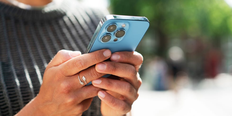 Best smartphones person using a smartphone outdoors