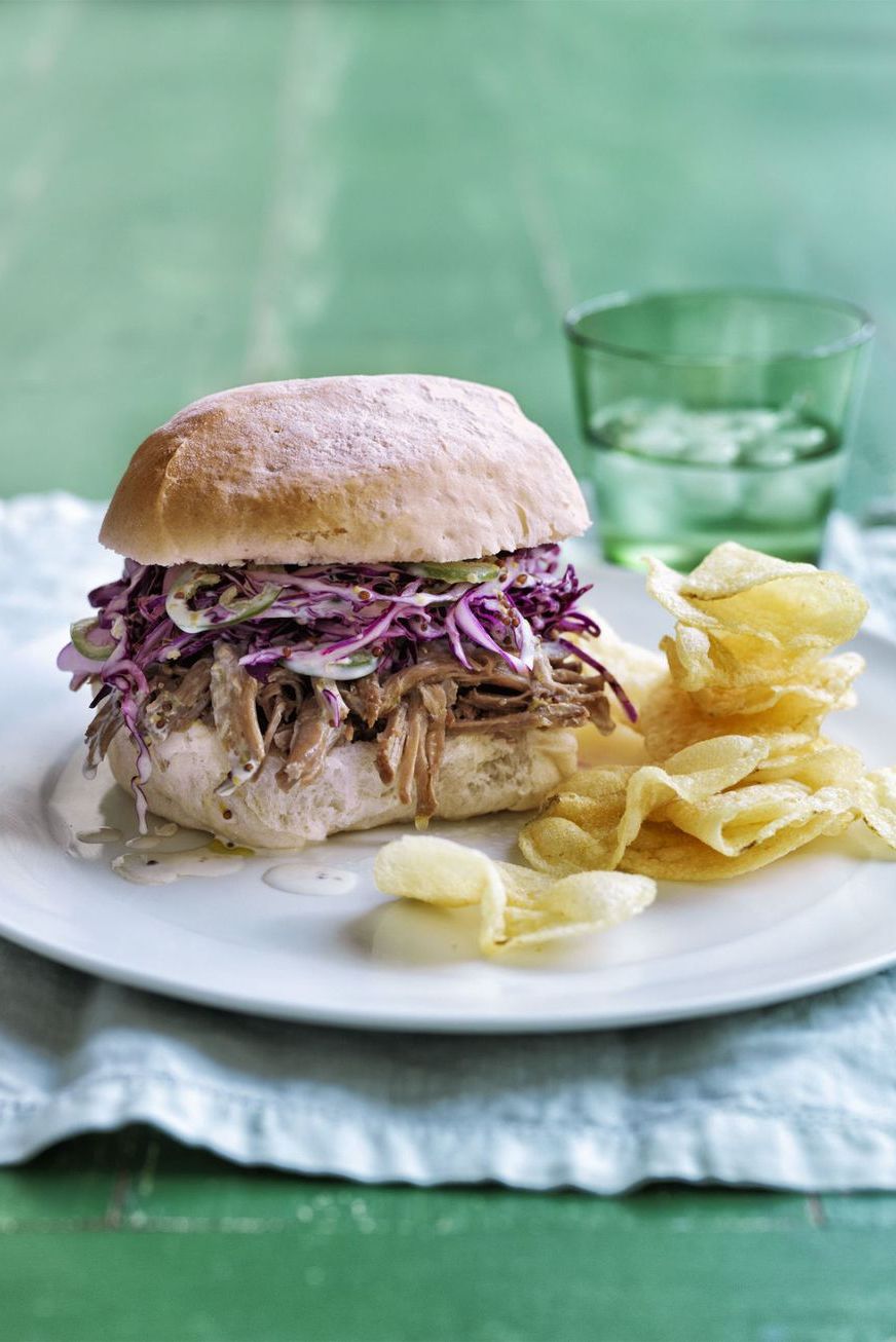 best picnic sandwich recipes  pulled pork and slaw