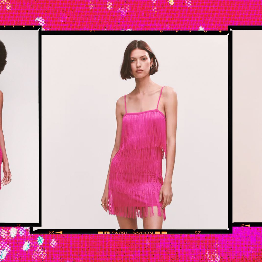 Satin Blush Dress - Pink Tie-Back Dress - Halter Midi Dress