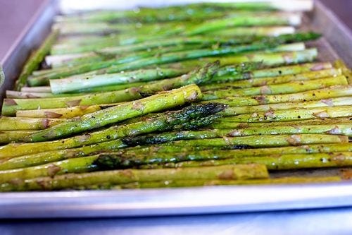 Oven roasted asparagus