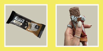 protein bars displayed showcasing their packaging and brand