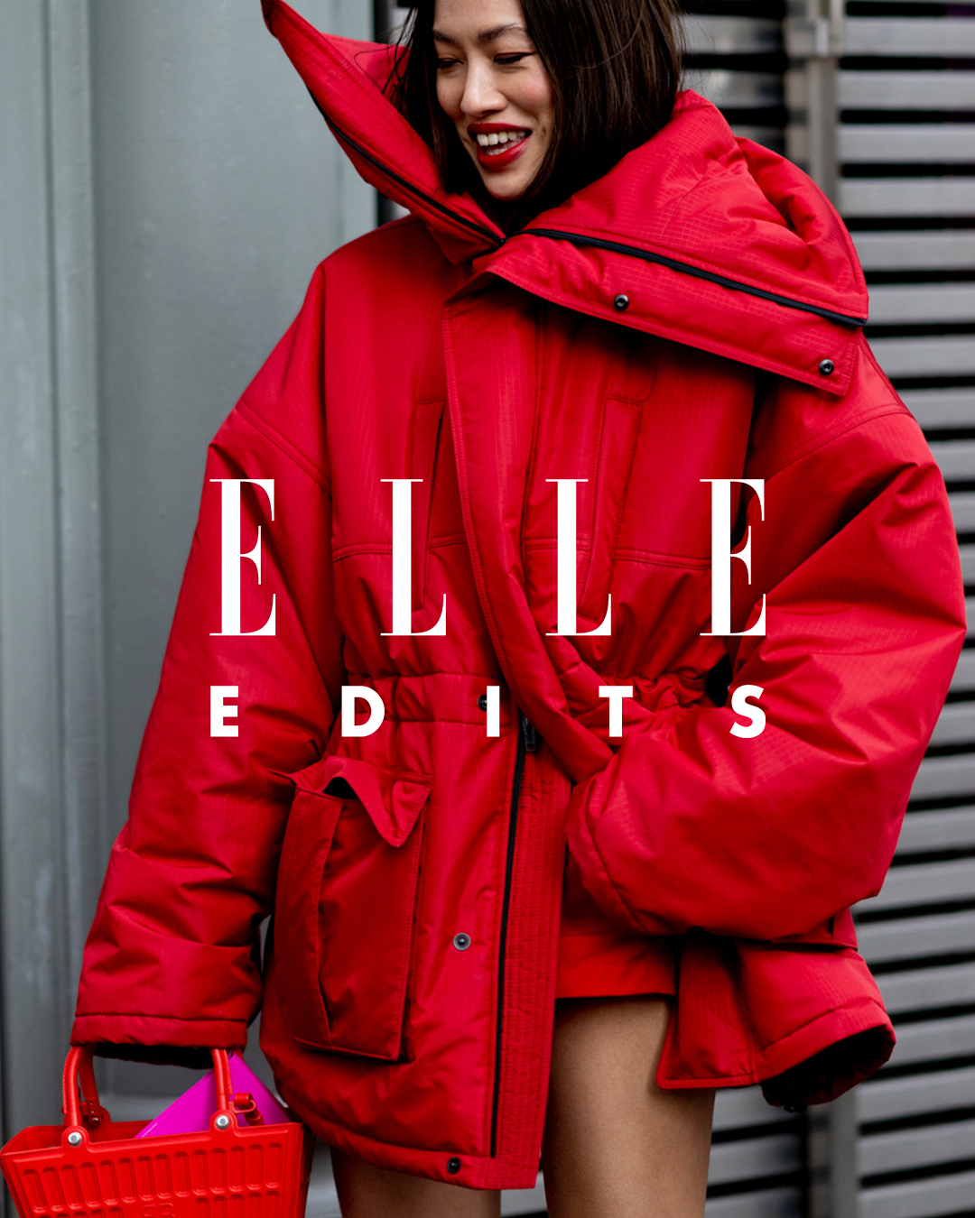 Elle padded coat online