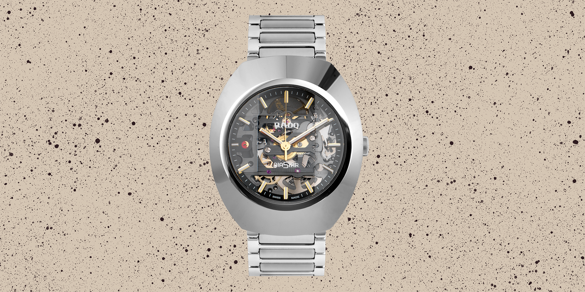 RADO DiaStar Original Skeleton Yellow-Gold Men's Watch R12164153 – Time  Machine Plus