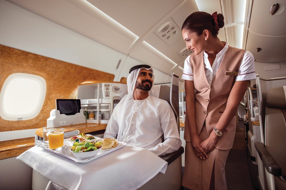 Emirates Food flight