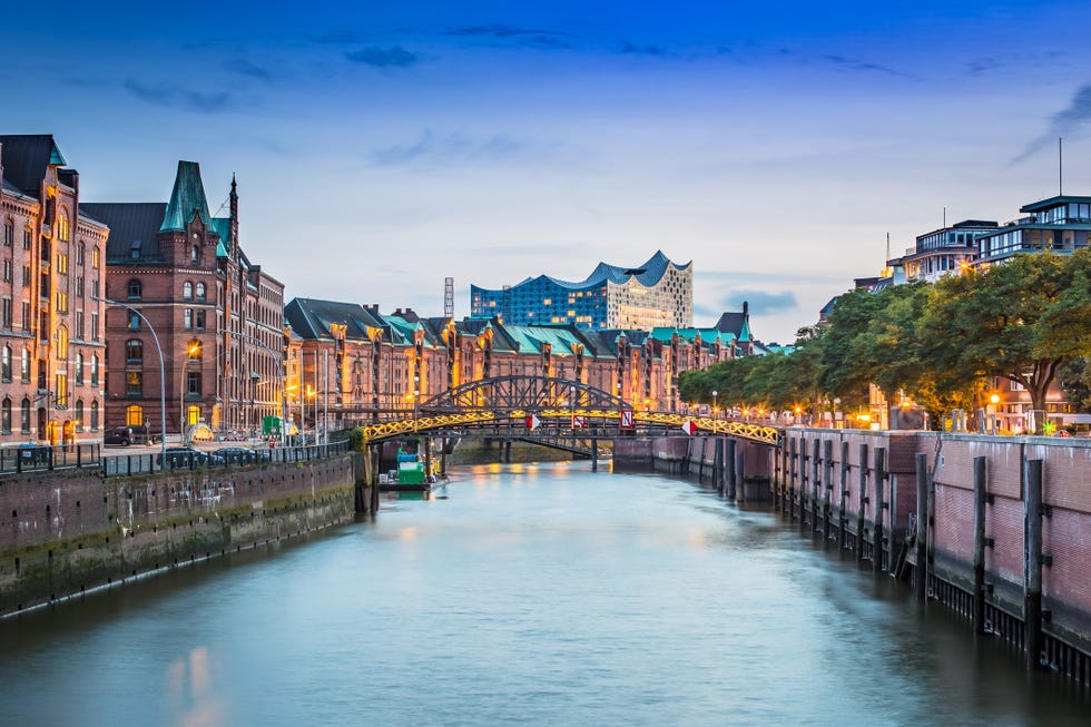unesco world heritage speicherstadt in hamburg germany
