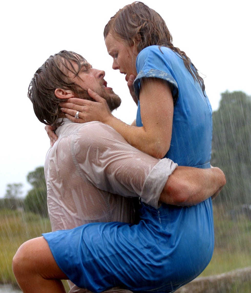 ryan gosling and rachel mcadams star in the notebook, a good housekeeping pick for best romantic movies