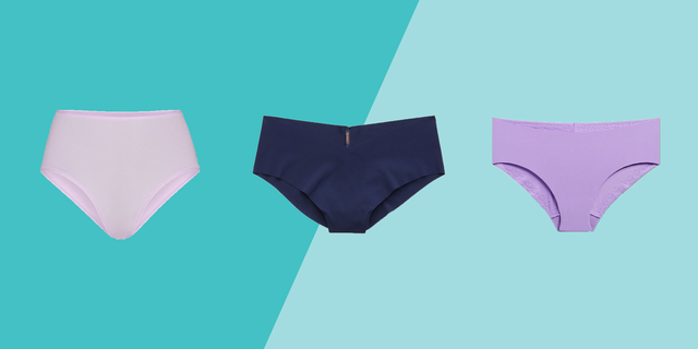 10 types of women's panties. Vector set of - Stock Illustration