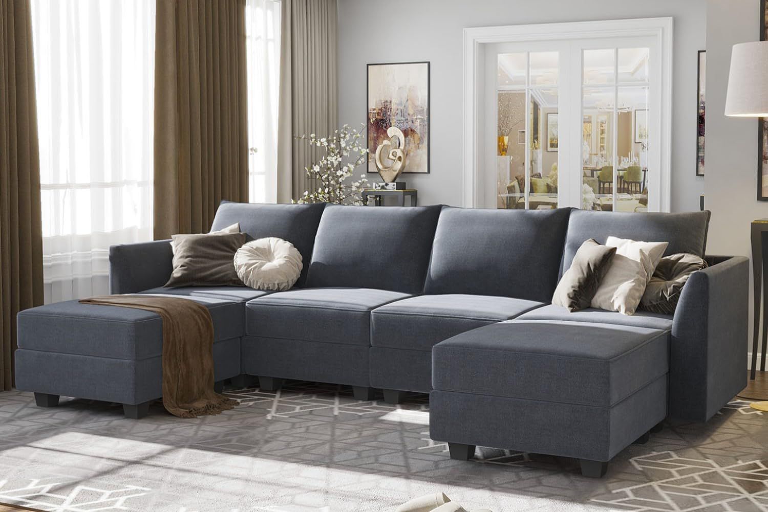 Comfortable sectional sleeper sofa hotsell