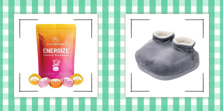 best self care gifts foot warmer and shower steamers