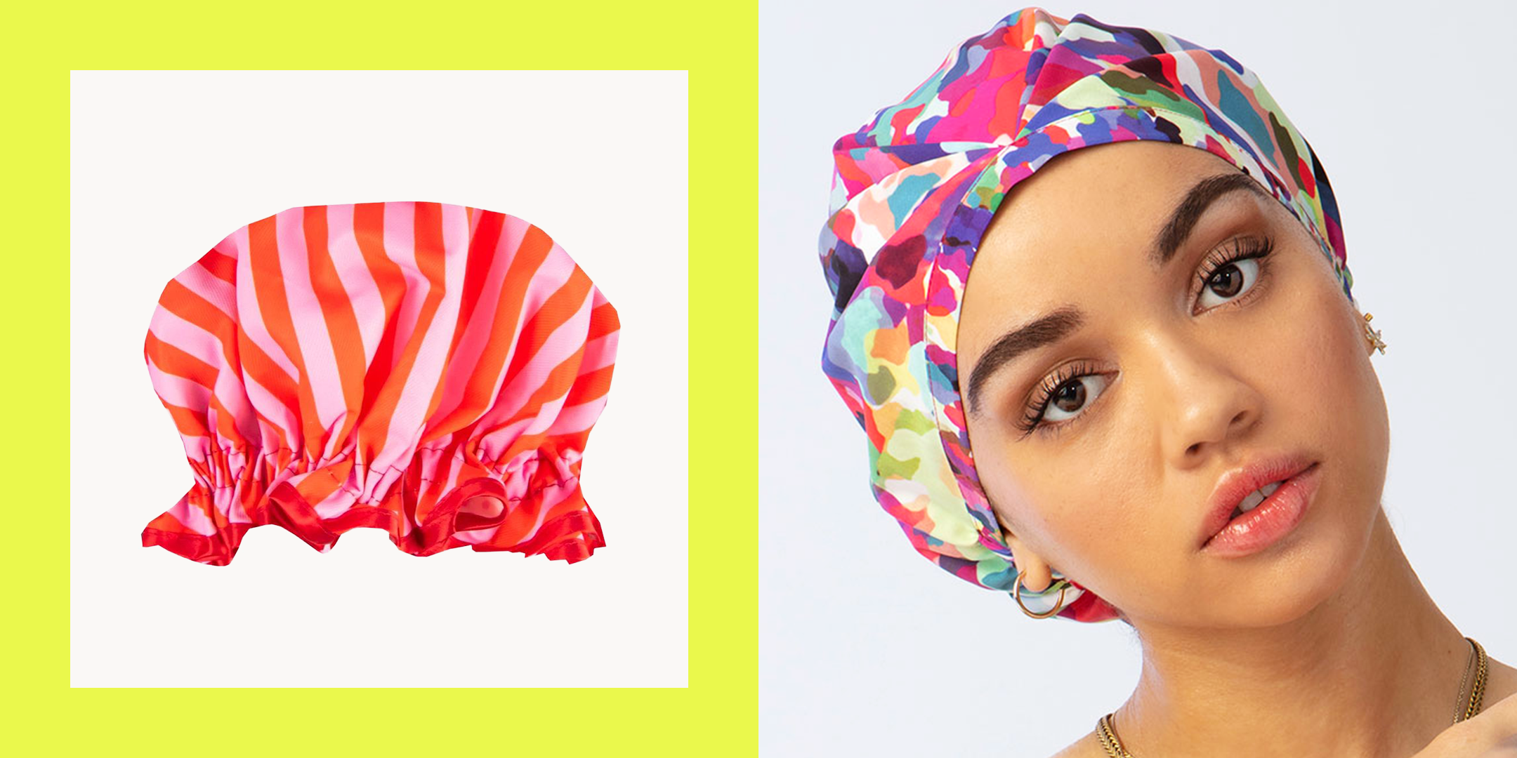 Kitsch Luxury Shower Cap for Women Waterproof - Reusable Shower Cap | Hair  Cap for Shower | Holiday Gift | Waterproof Hair Shower Caps for Long Hair 