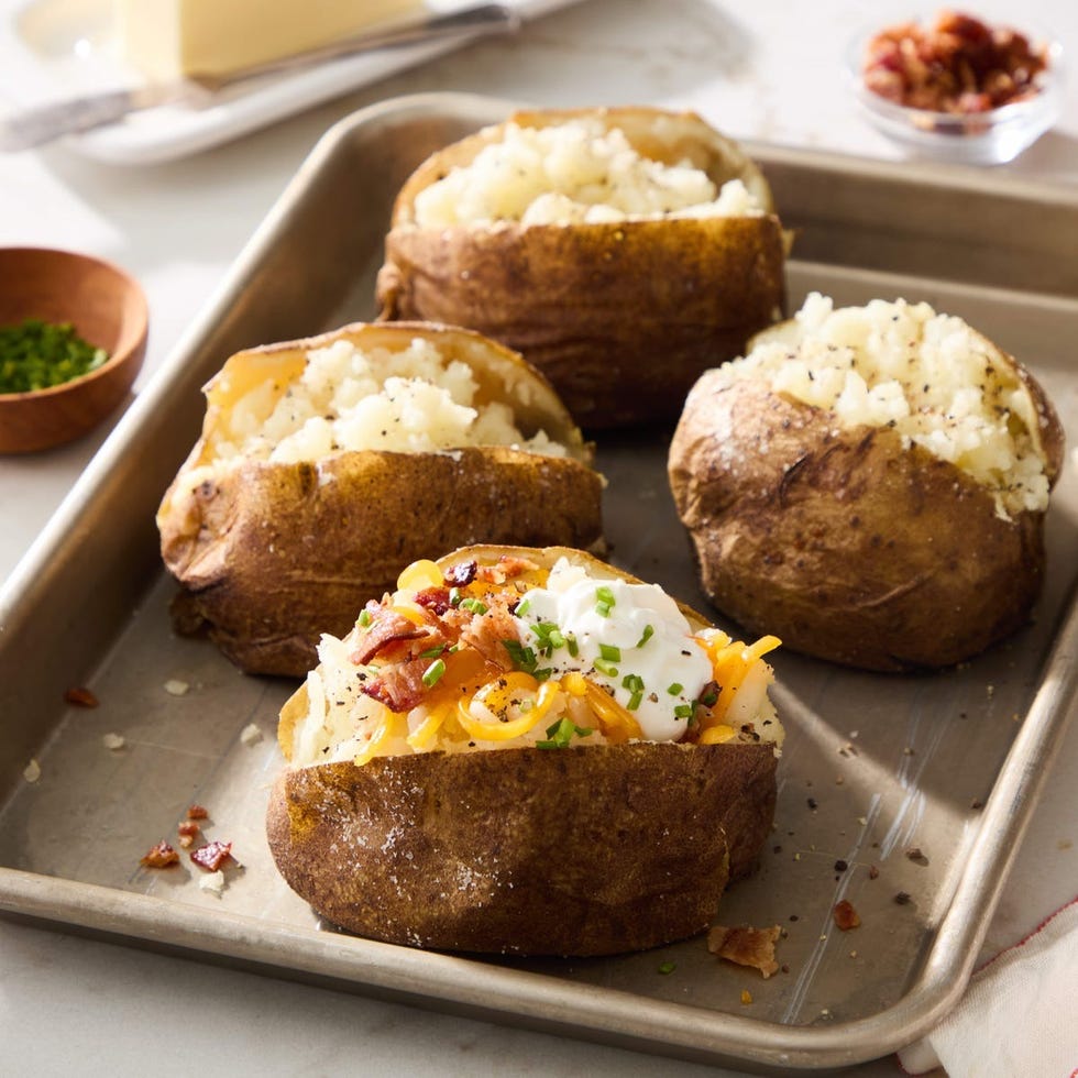 loaded baked potato side dish for ham