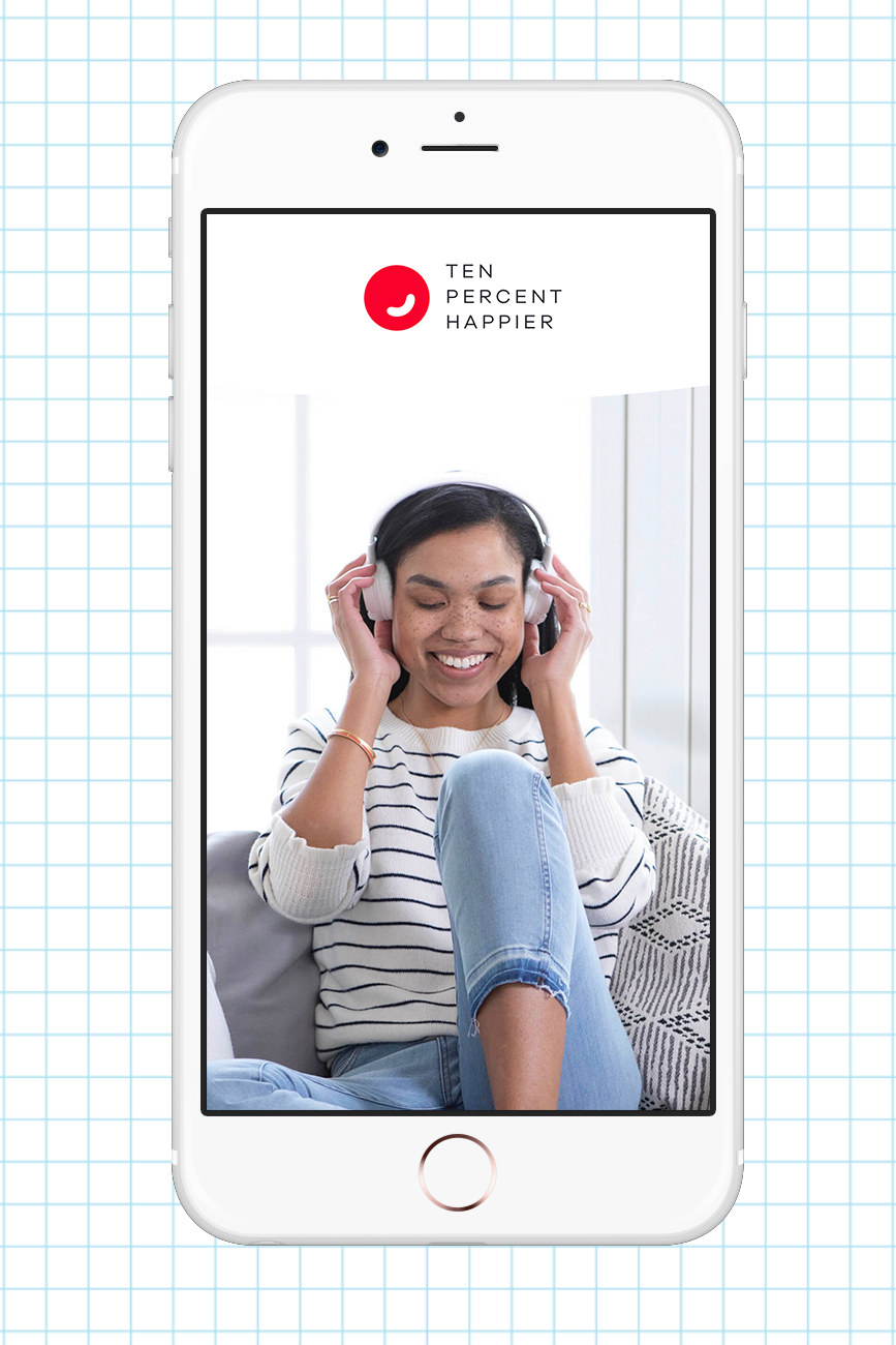 ten percent happier app on iphone