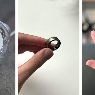 smart rings and their charging case smart rings and their charging case