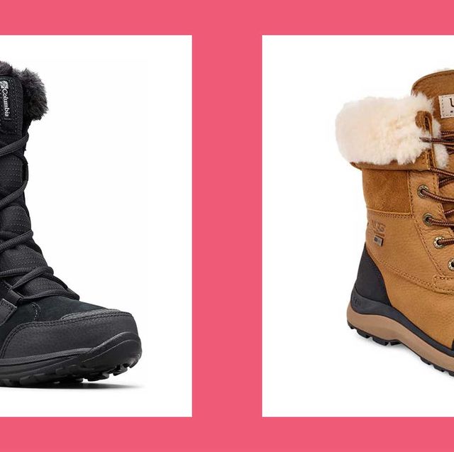 Women Winter Warm Snow Boots Fur Lined Lace Up Ankle Boots Waterproof Shoes  Plus 
