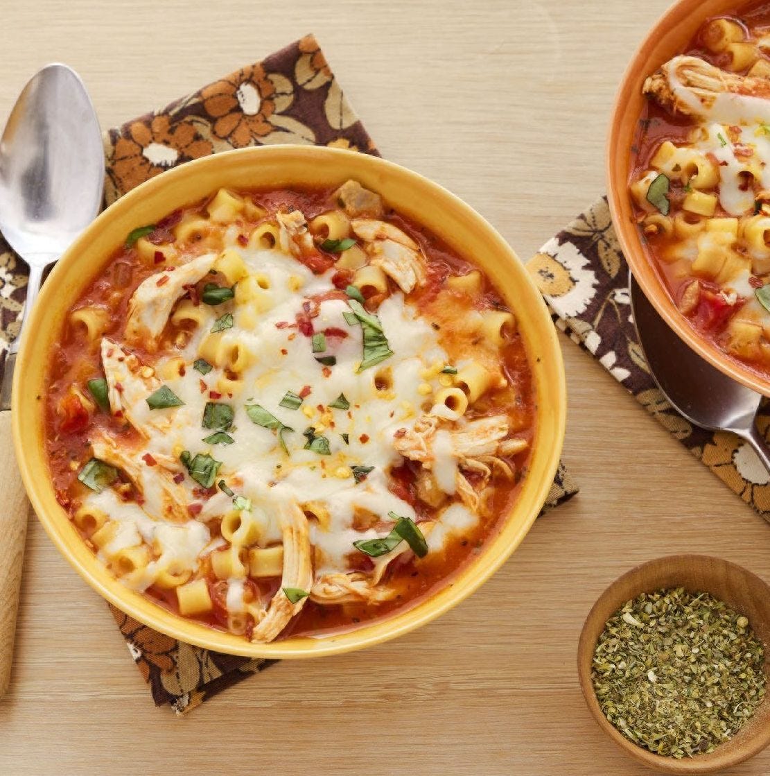 Chicken Parm Soup Recipe - How to Make Chicken Parm Soup