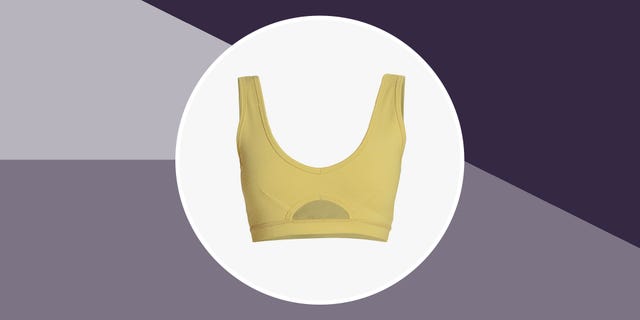 Women's Light Support Asymmetrical Crop Sports Bra - All In Motion