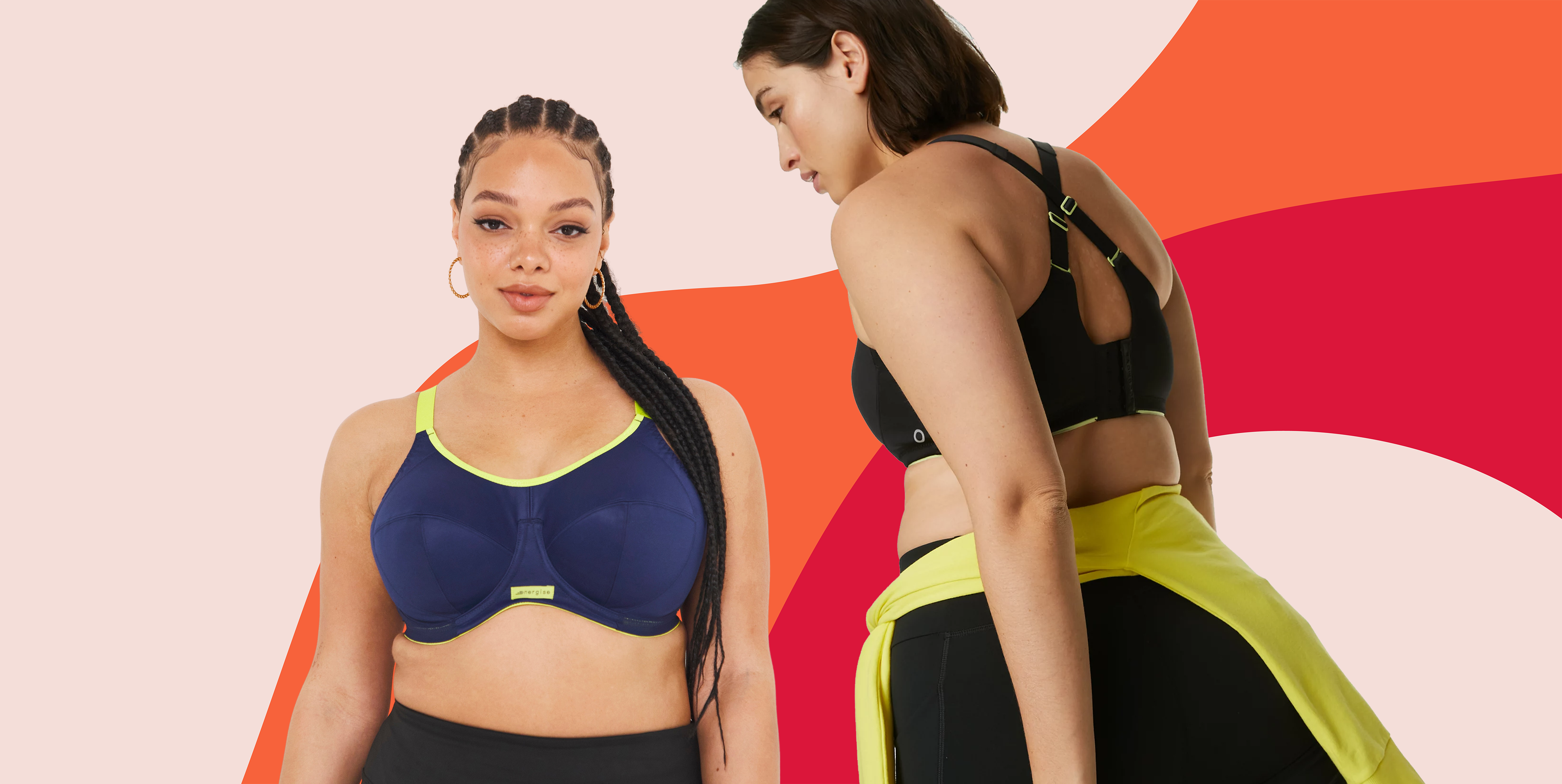 New Year Picks Extended Sizes Training & Gym Sports Bras.
