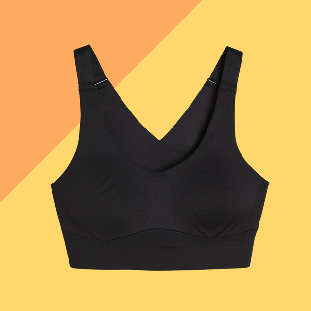 Sports Bra Non-Wired Removable Padding Strappy Back Soft Gym Top Freel