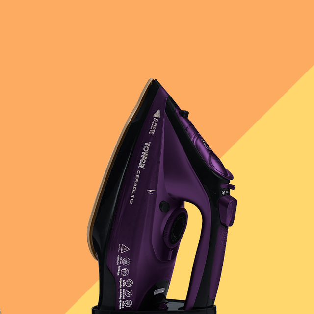 Black + Decker Purple Easy Steam Compact Iron
